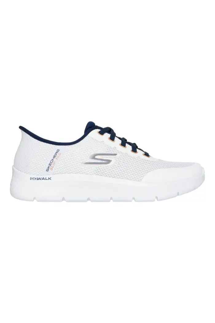 SKECHERS Sneakers bianche e blu Slip-ins GO WALK Flex Netro [BIANCO