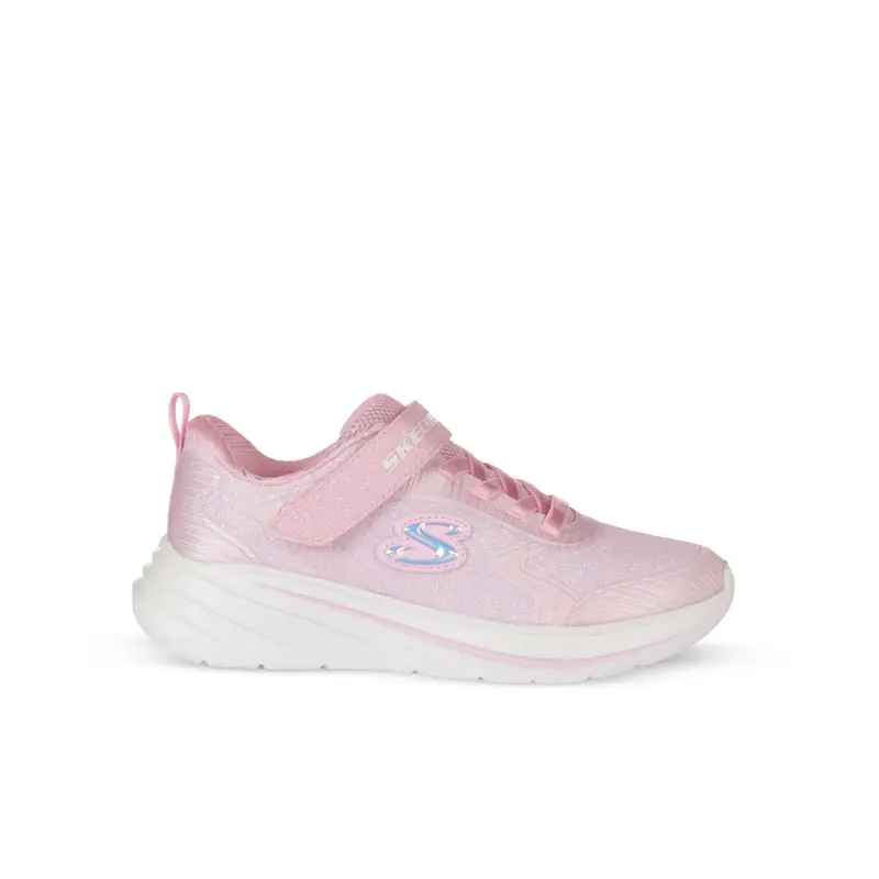 SKECHERS Sneakers bimba rosa da ginnastica Wave 92 con glitter