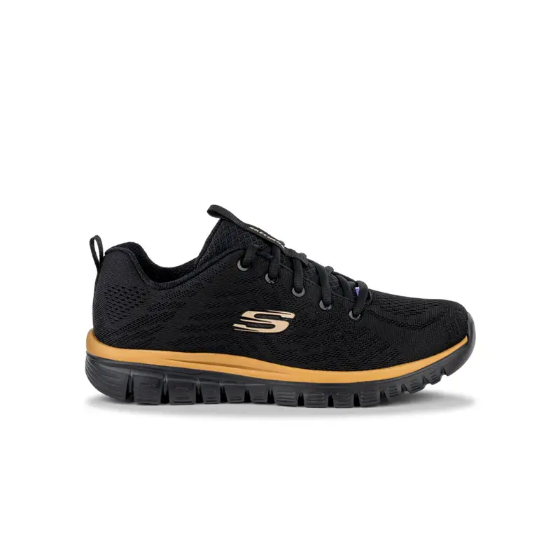 SKECHERS Sneakers donna nere da palestra Graceful - Get Connected