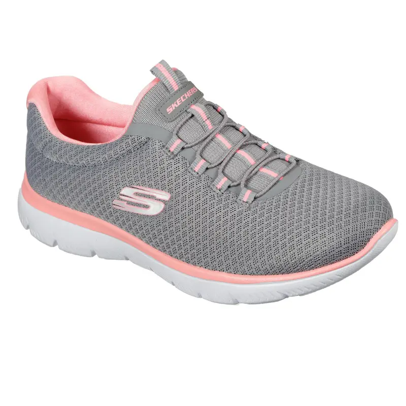 Sneakers Donna SUMMITS Grigio / Rosato fucsia | Skechers