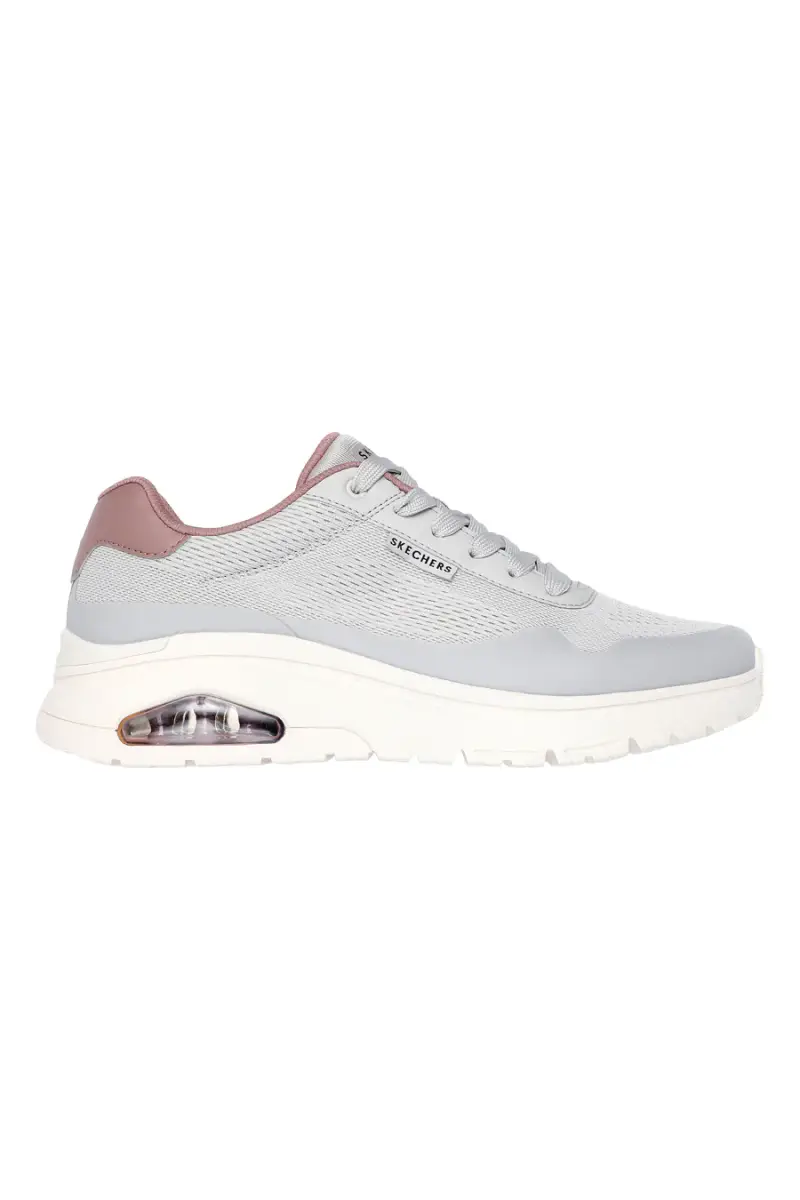SKECHERS Sneakers Grigie Con Bolla ad Aria Uno Flex Spring On Air [GRIGIO]