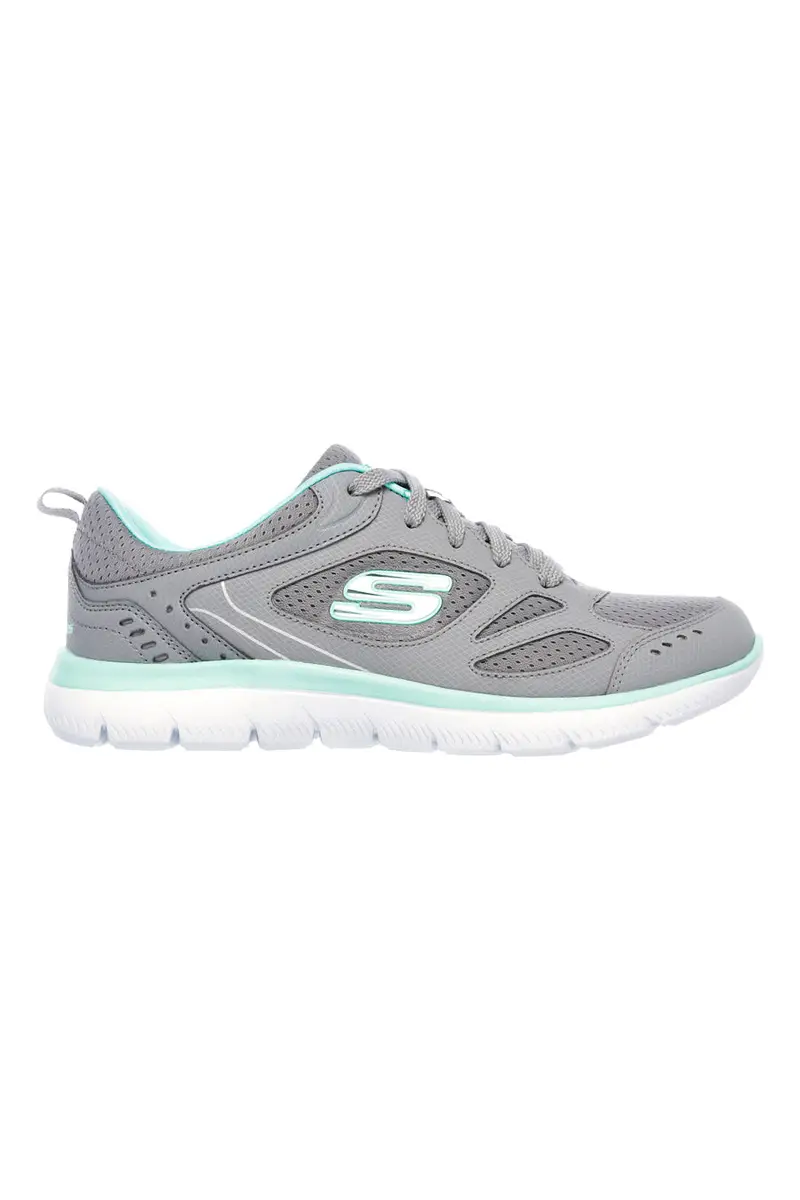 SKECHERS Sneakers Grigie Con Memory Foam Summits - Suited [GRIGIO]