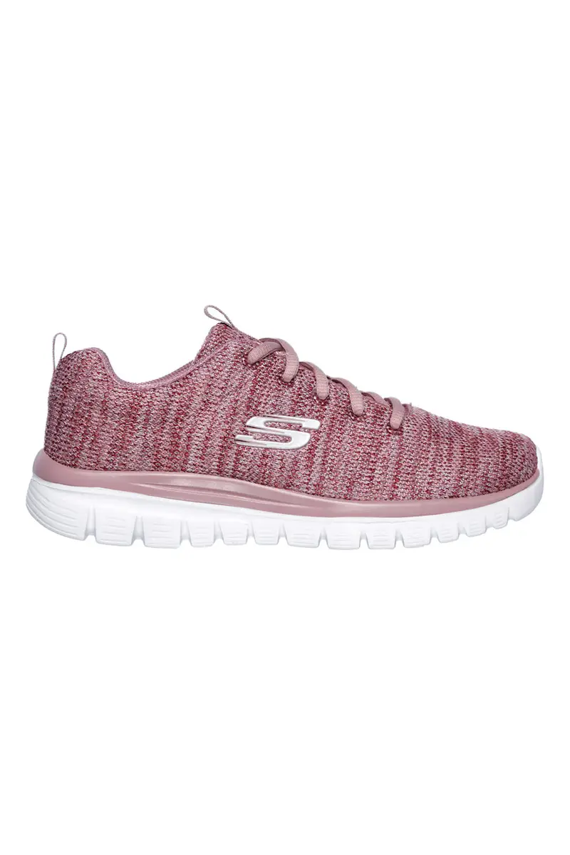 SKECHERS Sneakers Rosa Graceful - Twisted Fortune [MALVA]