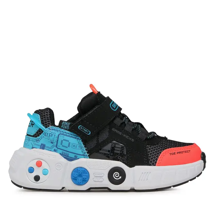 Skechers Sneakers Gametronix 402260L/BKMT Nero