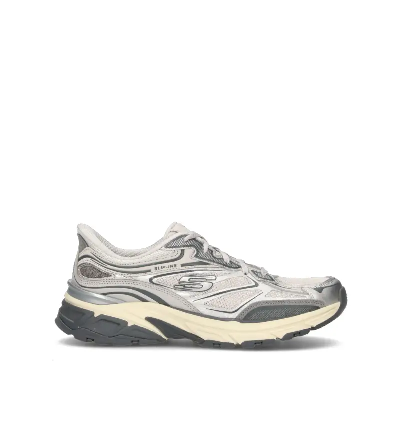 SKECHERS SPORT Sneaker donna argento Vario