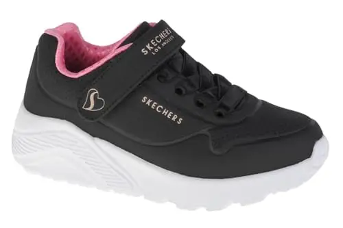 Skechers Uno Lite 310451l, Sneaker Bambine e ragazze, Nero, 35 EU