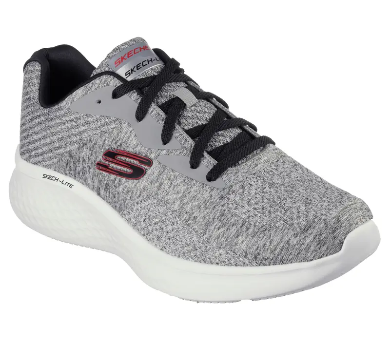 SKECHERS Uomo SKECH-LITE PRO FAREGROVE Sneakers Grigio / Rosso | Skechers