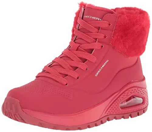 Skechers Winter Boots Donna, Red, 38 EU
