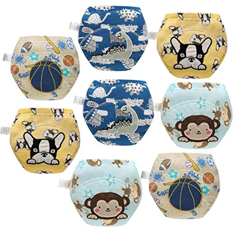 Skhls Mutande Apprendimento Bambini, 8 Paia, 3 Anni