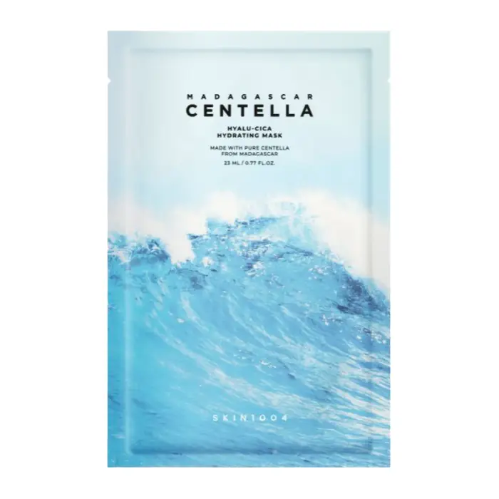 Skin1004 Madagascar Centella Hyalu-Cica Maschera in Tessuto Idratante Profonda Intensa 23ml