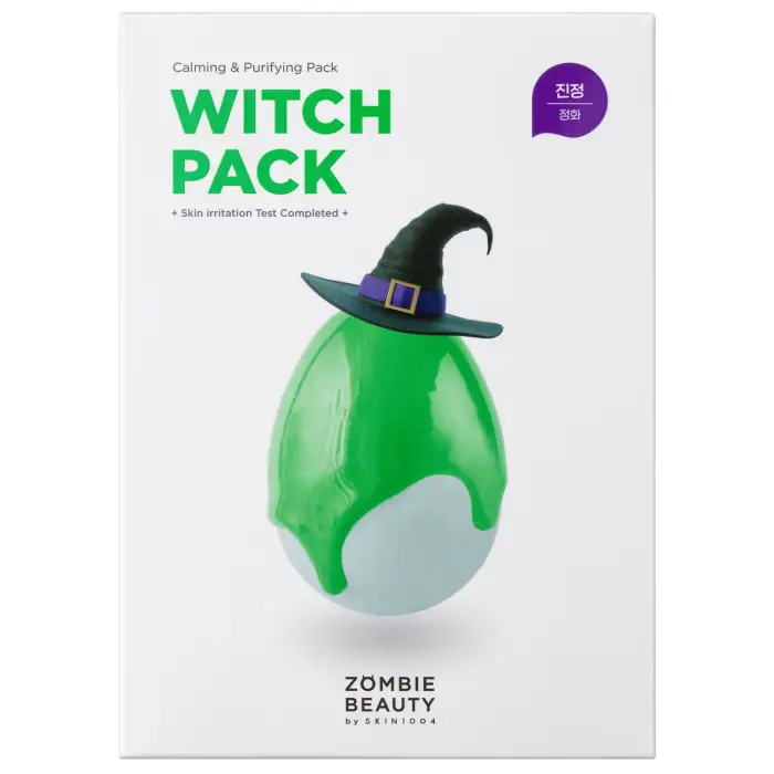 Skin1004 ZOMBIE BEAUTY by Witch Pack Maschera Purificante Pulizia Profonda Te Verde 8x15g