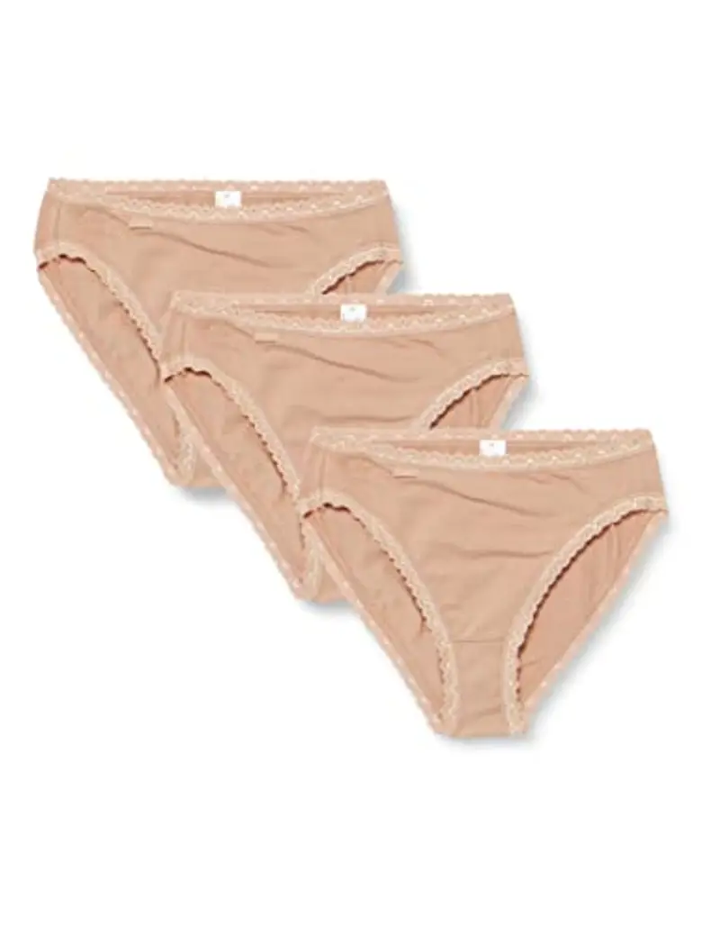 Sloggi Donna 24/7 Cotton Lace Tai C3P, Brush