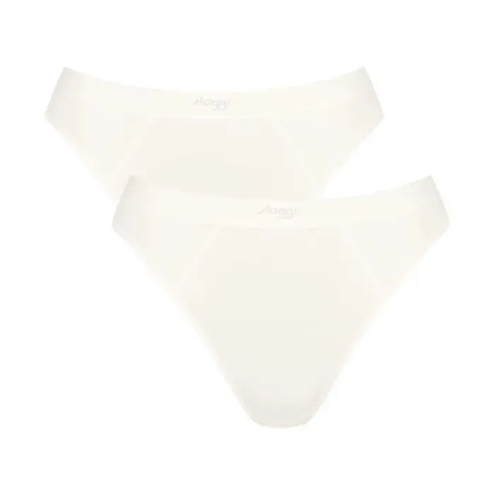 Sloggi Mutandine da donna Ever Ease Tai (x2) Blanc