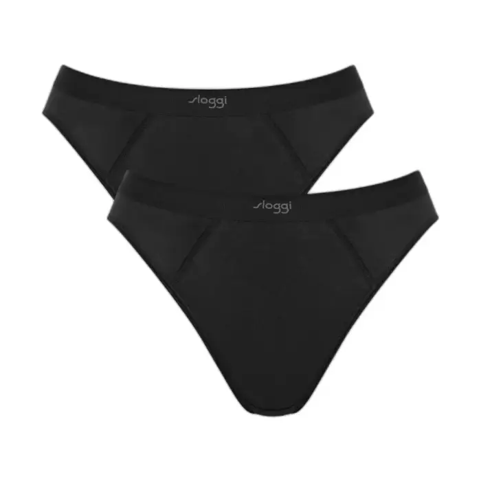 Sloggi Mutandine da donna Ever Ease Tai (x2) Noir