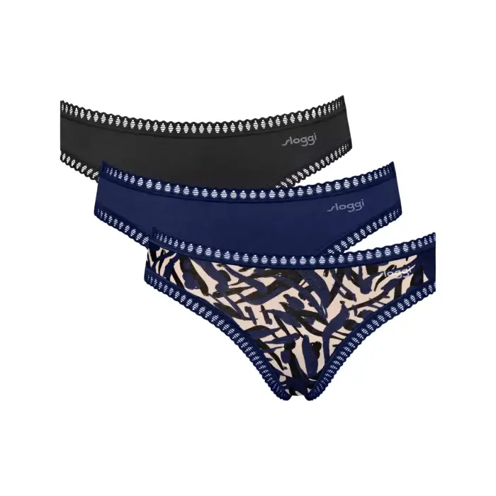 Sloggi Mutandine da donna Go Crush Mini (x3) Bleu