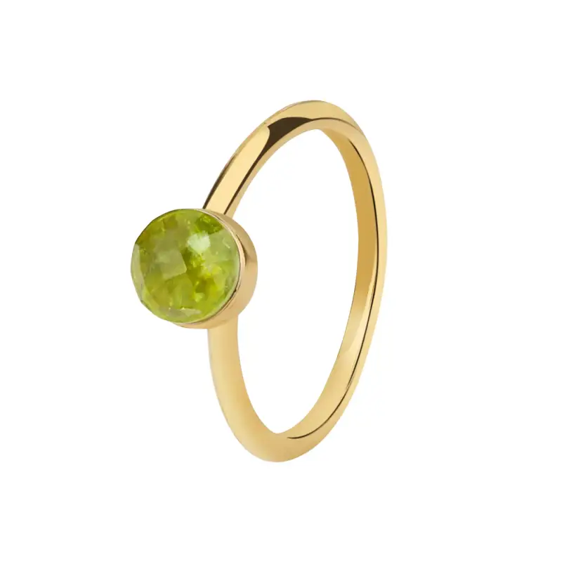 Sloya Anello in pietra peridoto donna Aurora