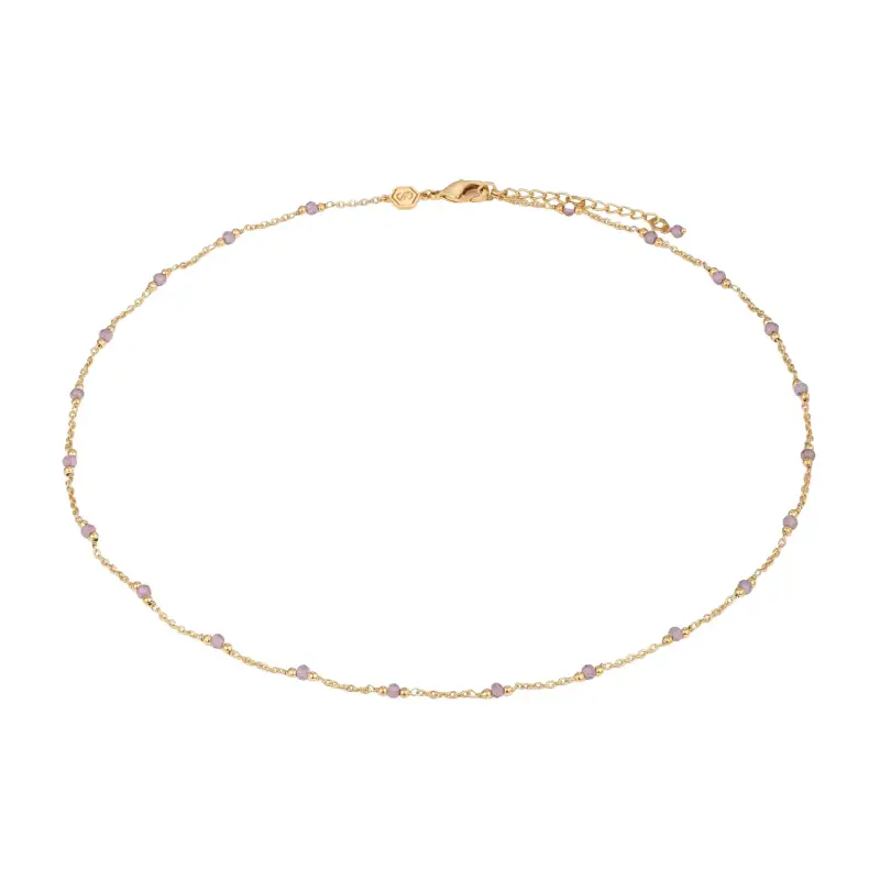 Sloya Collana in pietre di ametista da donna Elyssa