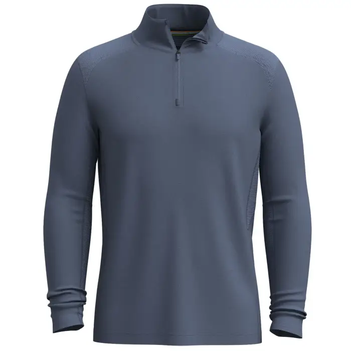 SmartWool Maglione a maniche lunghe con zip 1/4 Active Bleu