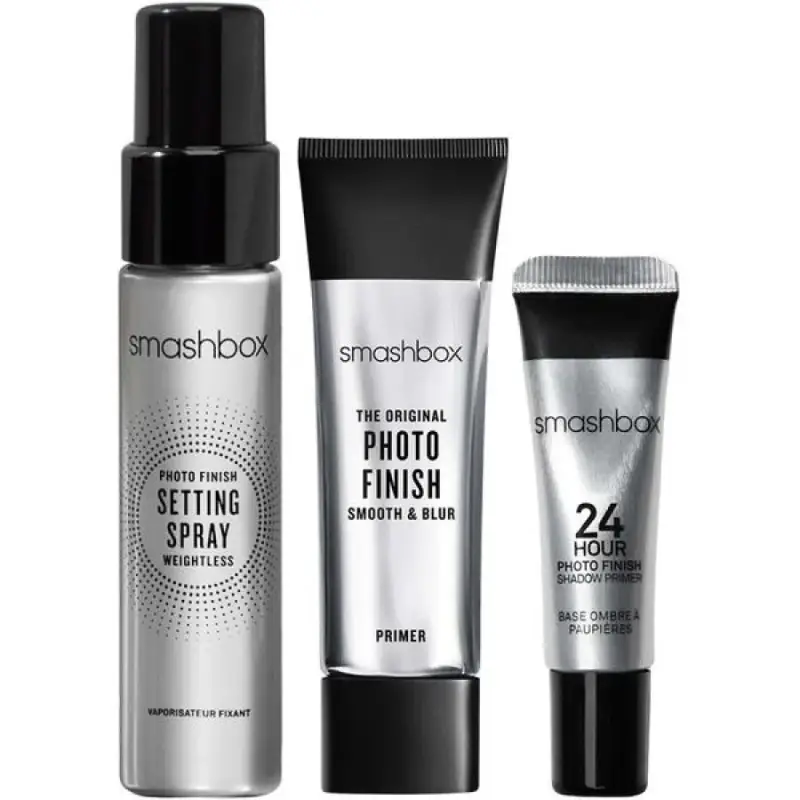 Smashbox Set Photo Finish Matte Finish Liquid Primer 12 ml + Photo Finish Spray fissante 30 ml + Photo Finish Primer ombretto 7 ml