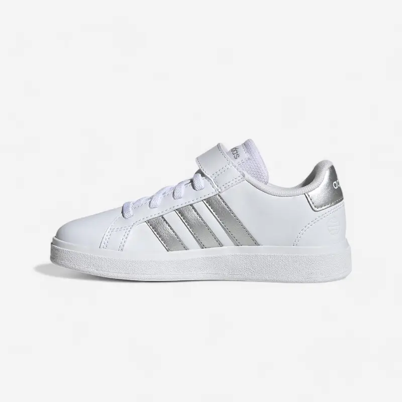 Sneakers ADIDAS bambino GRAND COURT con strap bianco perlato dal 28 al 34 | Adidas