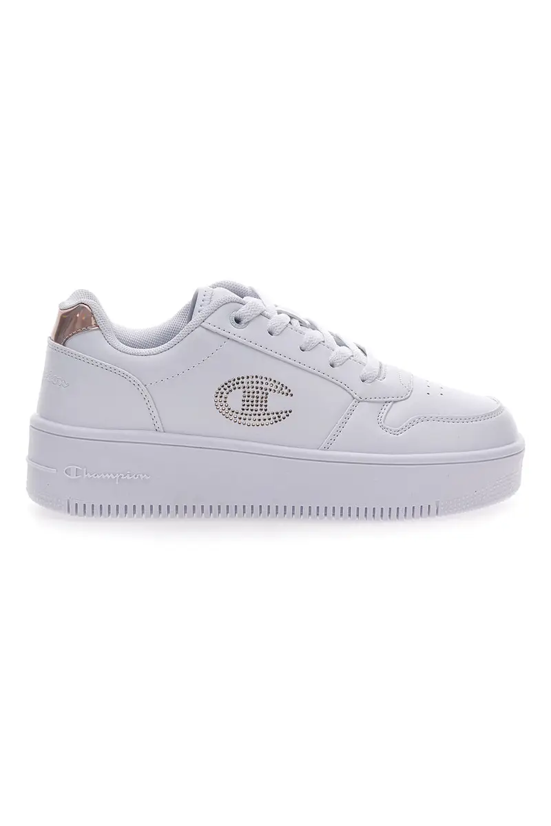 CHAMPION Sneakers Bianche Rebound Platform Glitter