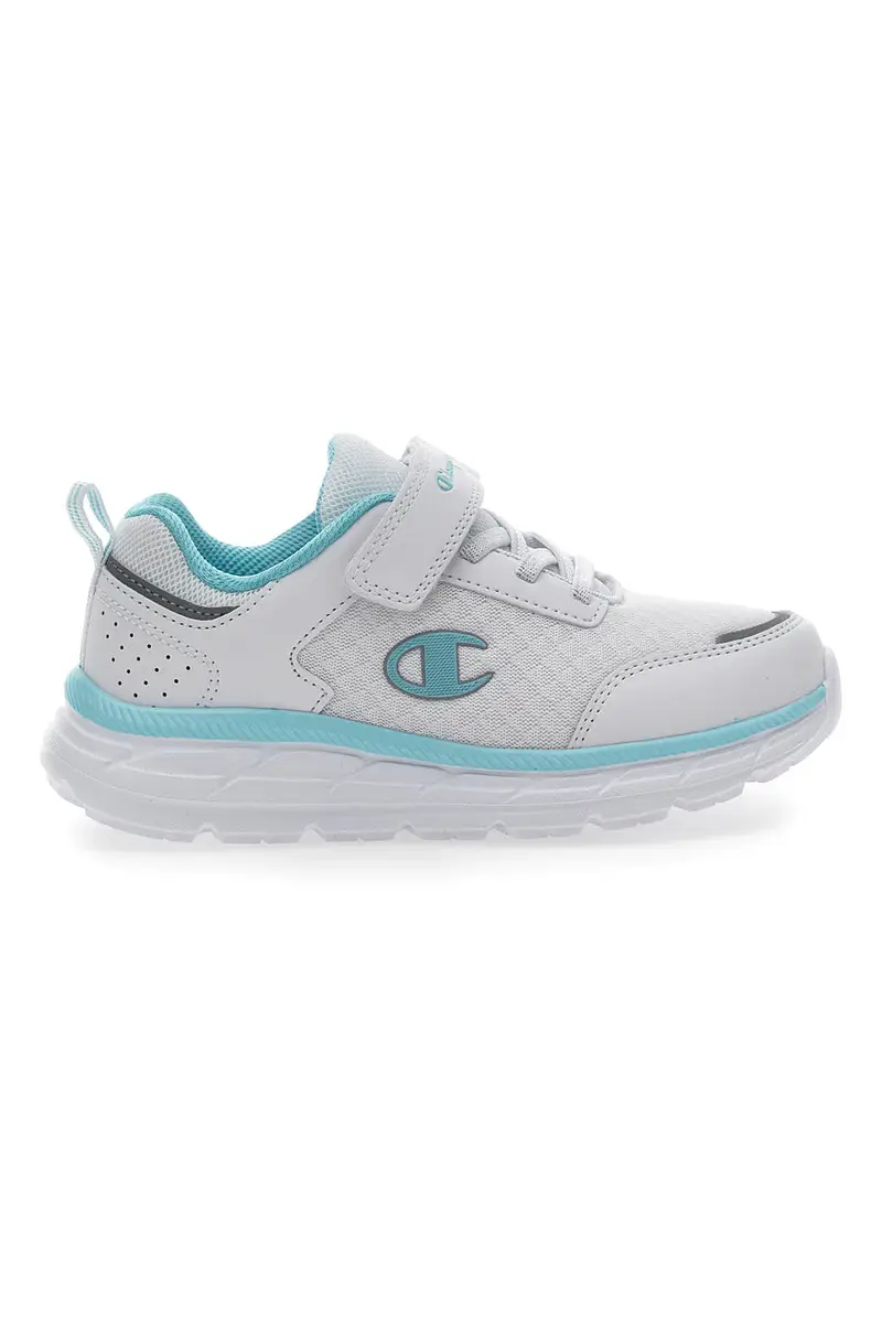 CHAMPION Sneakers Bianche e Azzurre Con Strappo FX III G PS
