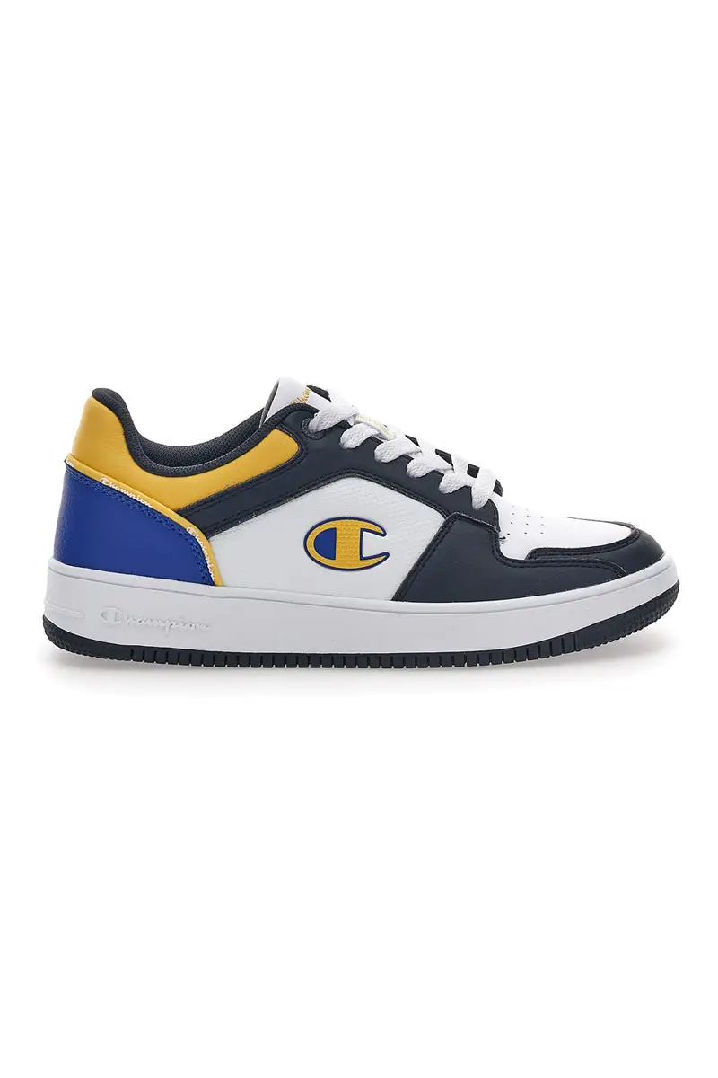 CHAMPION Sneakers Bianche e Nere con Lacci Rebound 2.0 Low