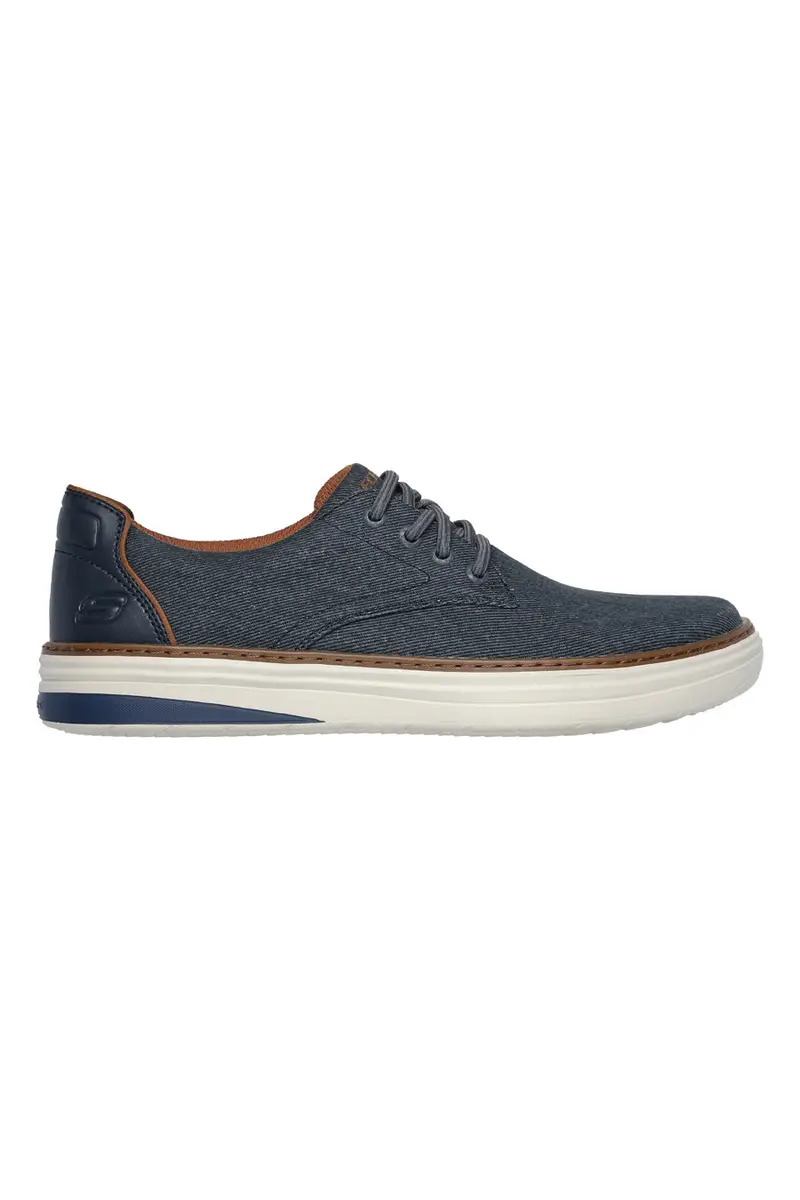 SKECHERS Sneakers Denim Blu da Uomo Hyland-Ratner