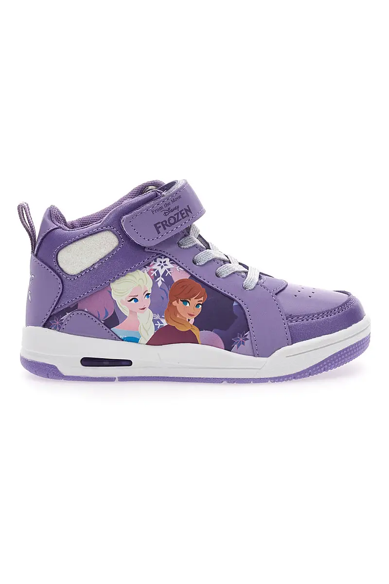 FROZEN Sneakers Mid-Cut con Luci Viola Disney D10551