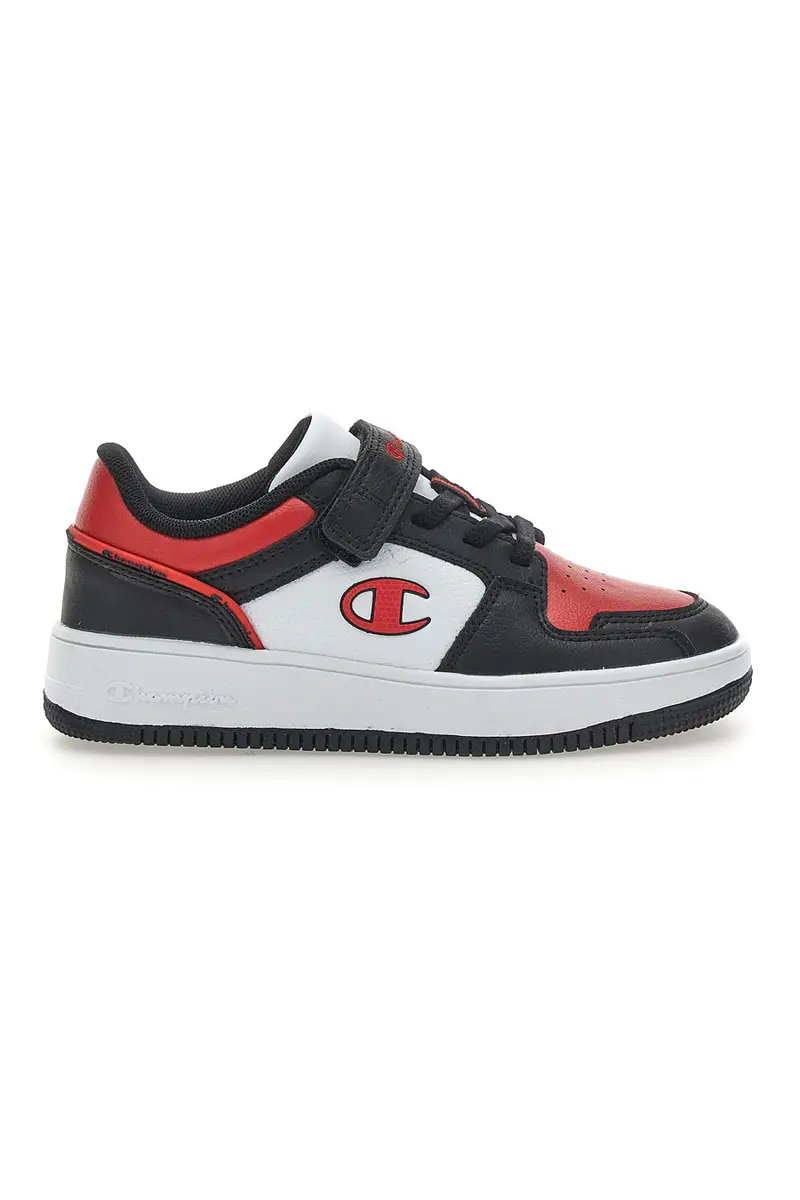 CHAMPION Sneakers Nere Bianche e Rosse RD18 2 Low B Ps