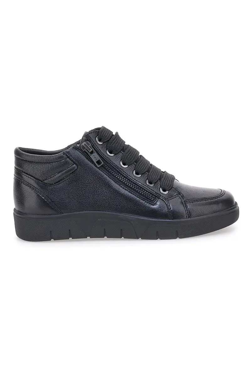 PITTARELLO Sneakers nere con zip e memory foam 17800