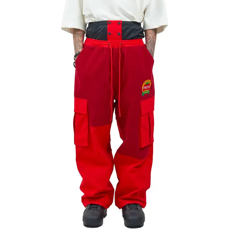 SNOWALL PANTALONE VELLUTO TOMATO