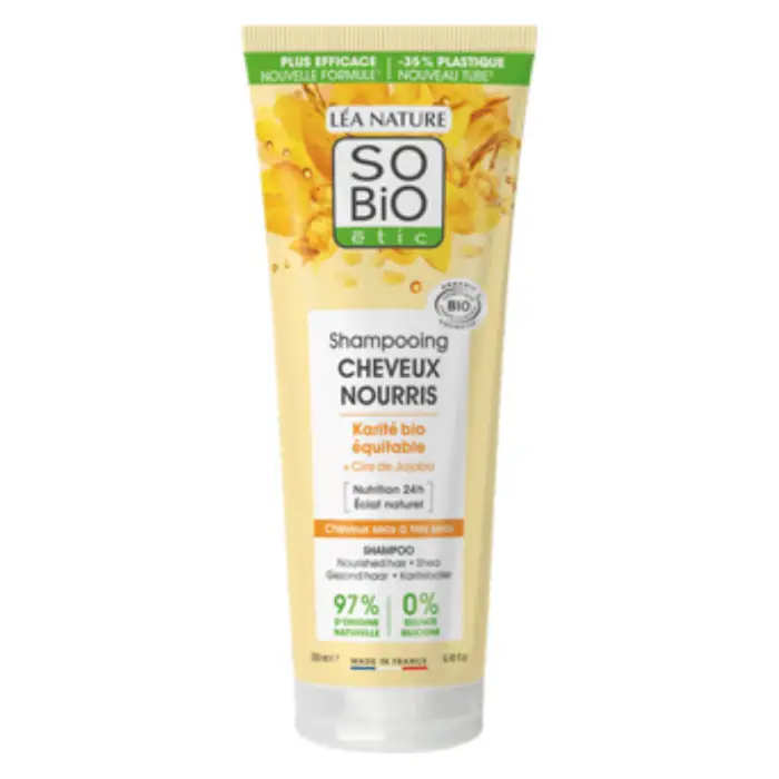 SO BiO étic LÉa nature Shampoo Nutriente al Burro di Karité, 250 ml