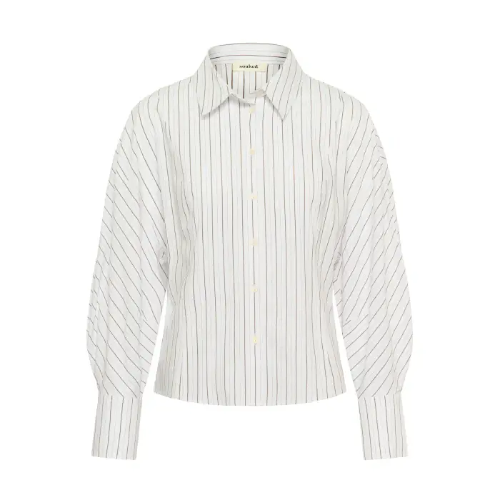 Soaked in Luxury Blusa da donna SLNoelle Balloon Blanc