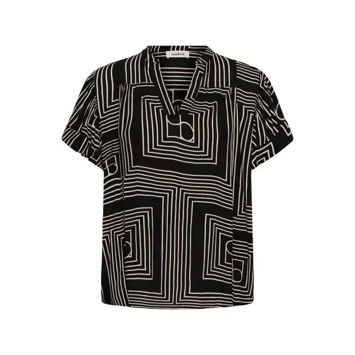 Soaked in Luxury Blusa stampata donna SLZaya Aria Noir