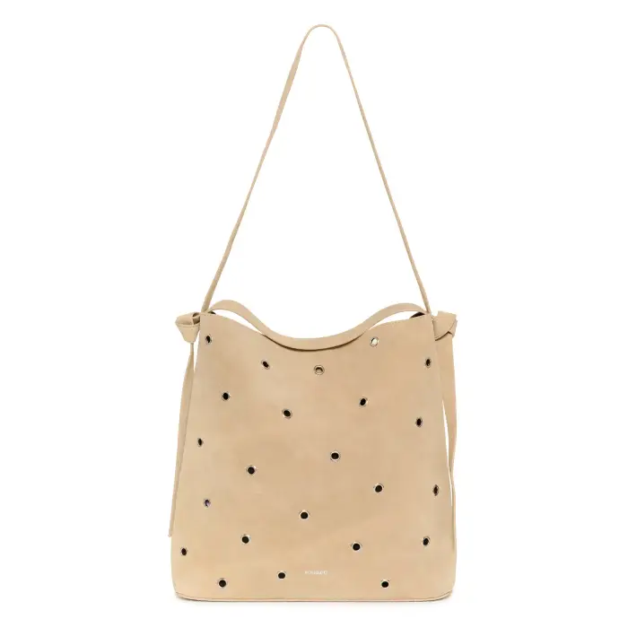 Soaked in Luxury Borsa Calilje Eyelets Beige