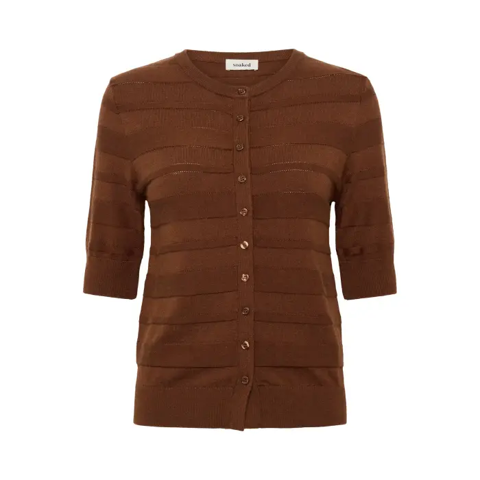 Soaked in Luxury Cardigan da donna SLSpina Marron
