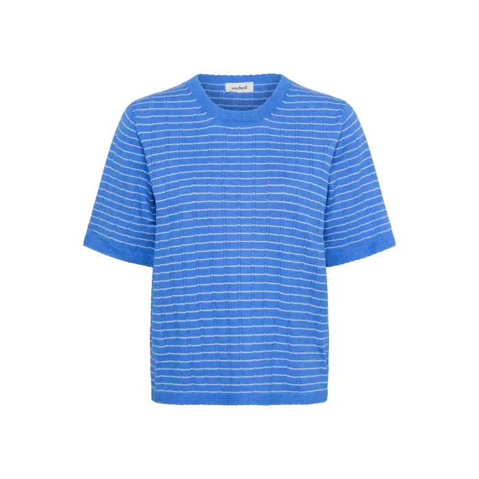 Soaked in Luxury Maglione a maniche corte da donna SLSpina Bleu