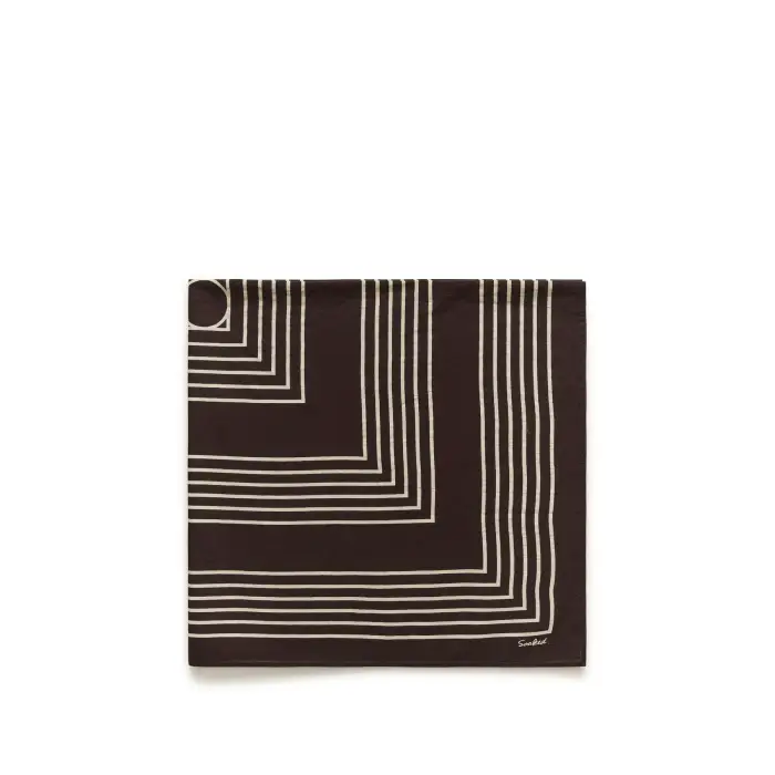 Soaked in Luxury Sciarpa da donna SLMonostripe Marron