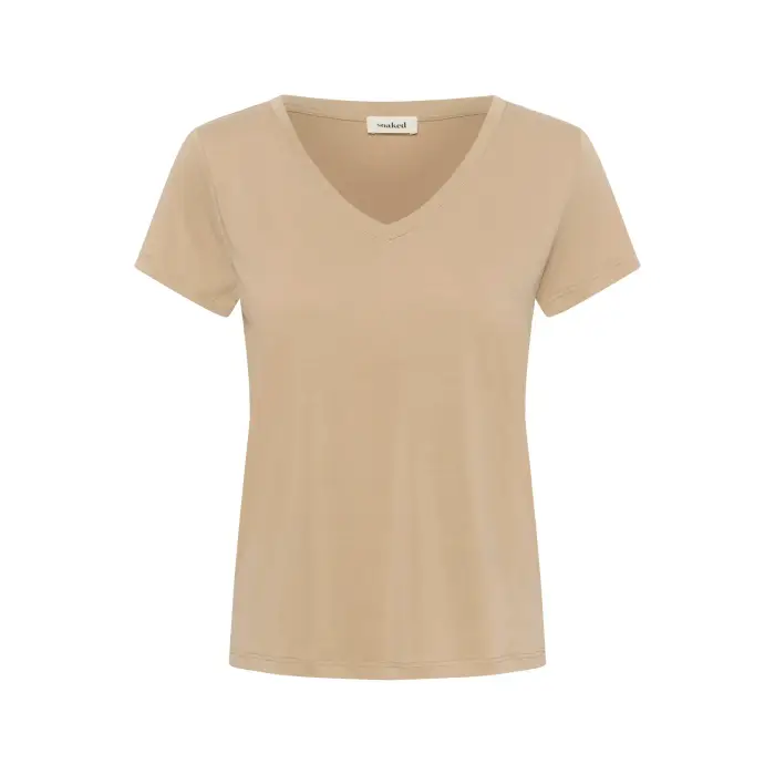 Soaked in Luxury T-shirt da donna Columbine Beige