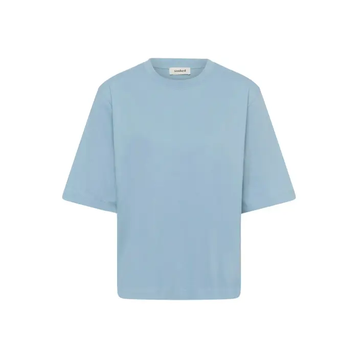 Soaked in Luxury T-shirt da donna Jina Basic Bleu