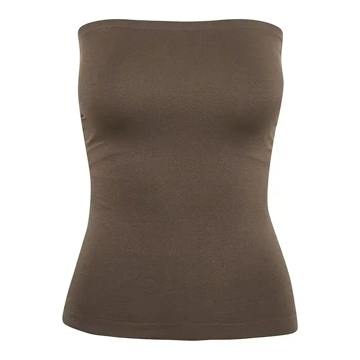 Top a fascia da donna Soaked in Luxury Cal Marron