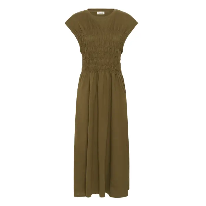 Vestito lungo da donna Soaked in Luxury SLJina Vert