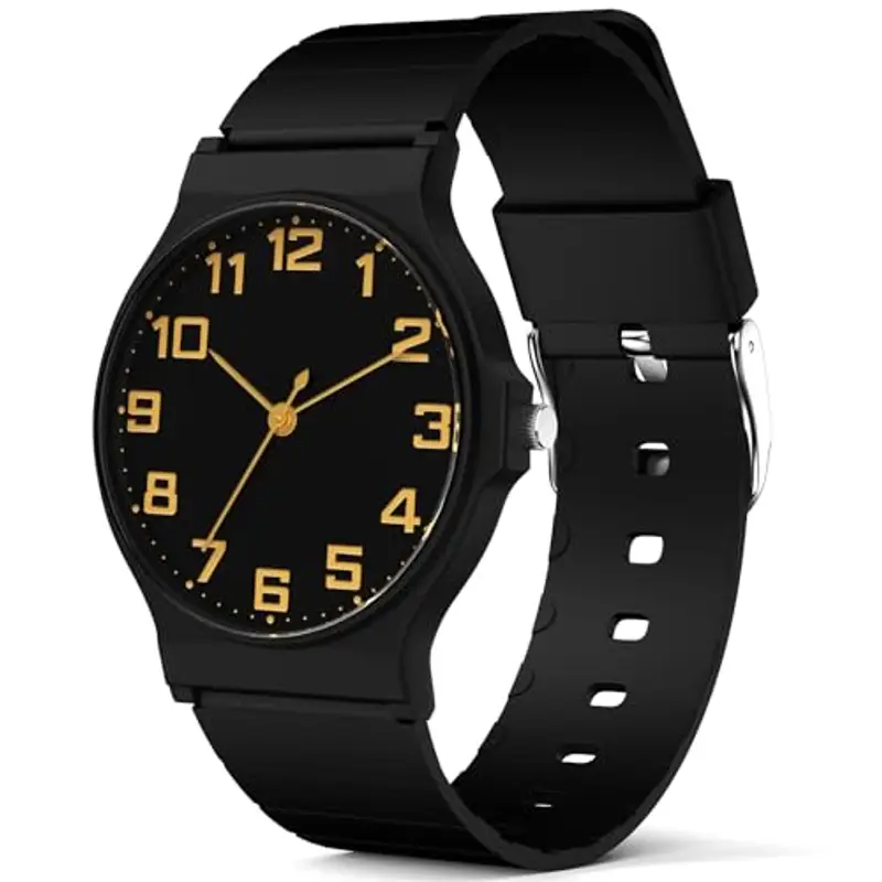 SOCICO Orologio analogico per bambini, orologio sportivo resistente all'acqua da 30 metri per 5-15 anni, orologio per