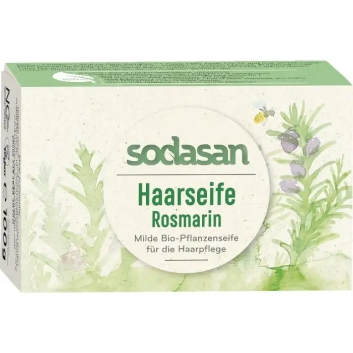 Sodasan Saponetta Per Capelli, Rosmarino (100 G)