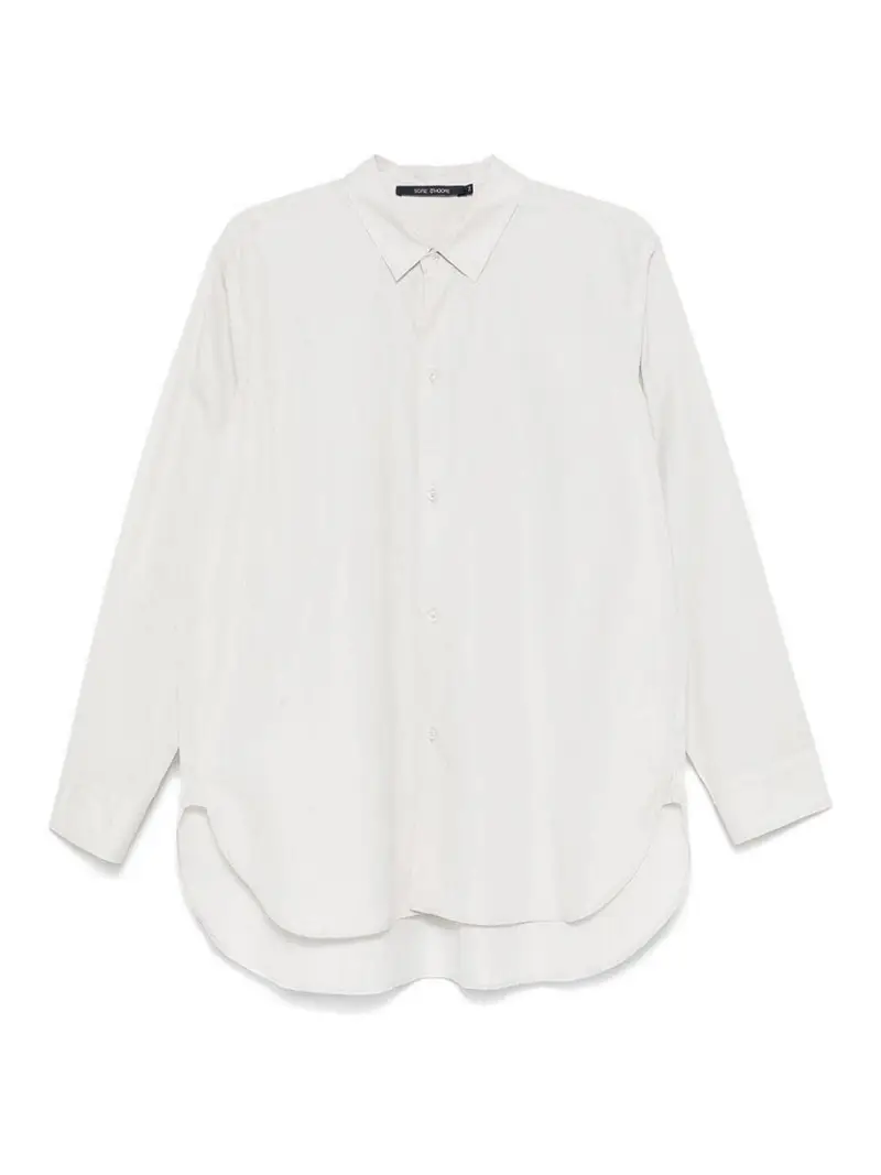 Sofie D'Hoore Camicia a maniche lunghe con bottoni frontali Bianco