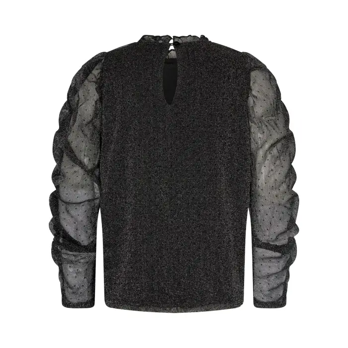 Sofie Schnoor Camicetta da bambina a maniche lunghe Noir