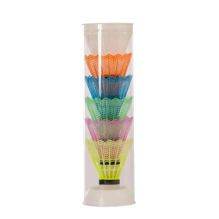 Set di 6 volani in plastica per badminton Softee Multicolore