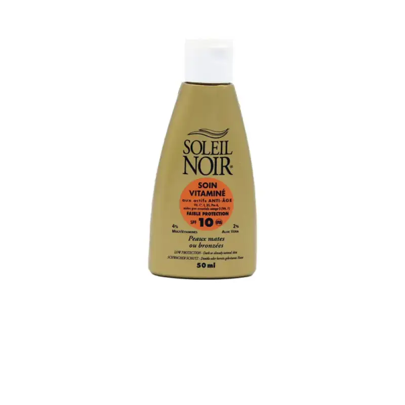 soleil noir soin vitamine anti age spf10 50ml Promozione