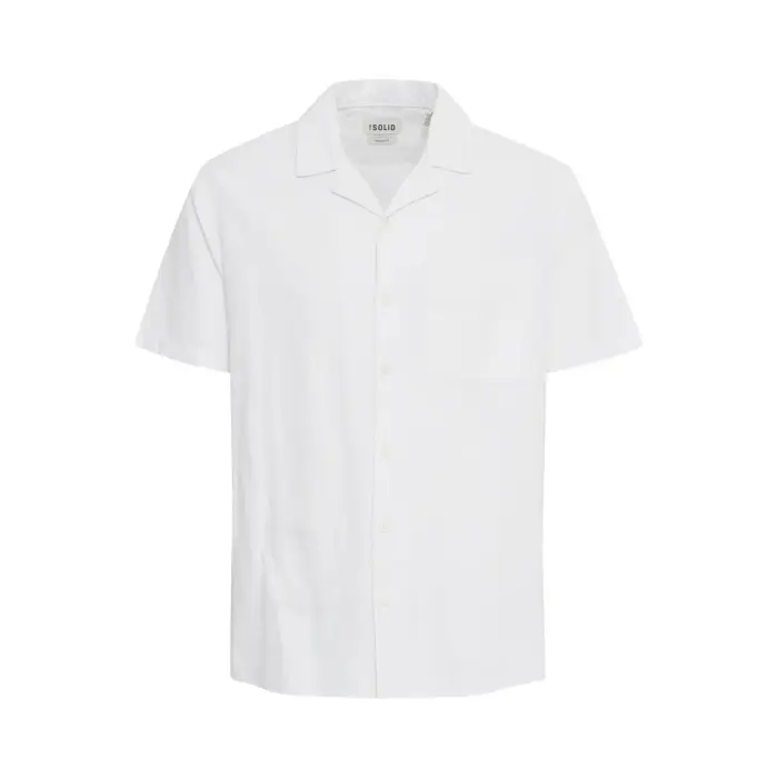Camicia Solid Allan Cuba Blanc